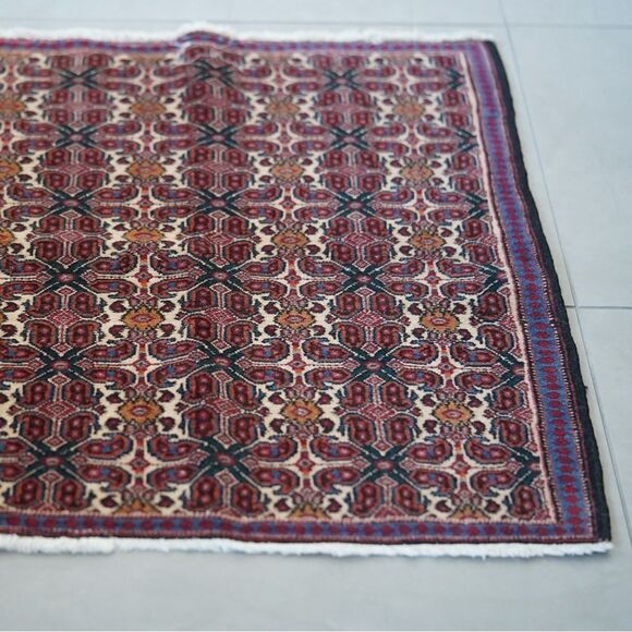 Unique Vintage Hand-Knotted Wool Rug | 3' x 2'4" | Turkish Prayer & Accent Rug | - Picture 10 of 10